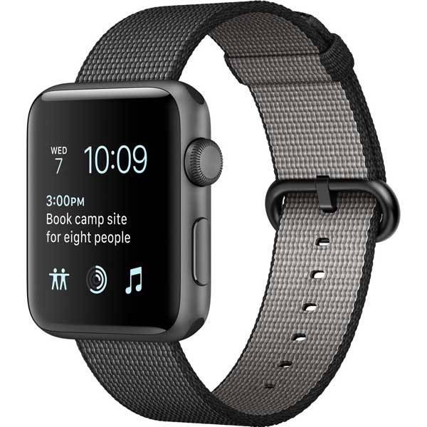 Умные часы Apple Watch Series 2 42mm Space Gray Aluminum Case with Black Woven Nylon 