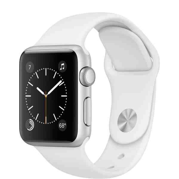 Умные часы Apple Watch Series 2 38mm Silver Aluminum Case with White Sport Band 