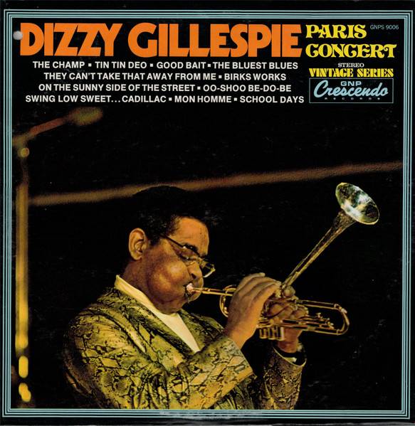 Виниловая пластинка DIZZY GILLESPIE "Paris Concert" (VG+/VG+ LP) 
