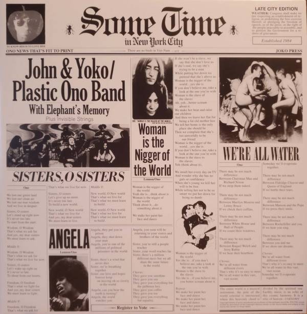 Пластинка JOHN LENNON / YOKO ONO / PLASTIC ONO BAND "Some Time In New York City" (2LP) 