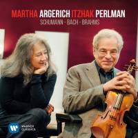 MARTHA ARGERICH & ITZHAK PERLMAN "Schumann, Bach, Brahms" (LP)
