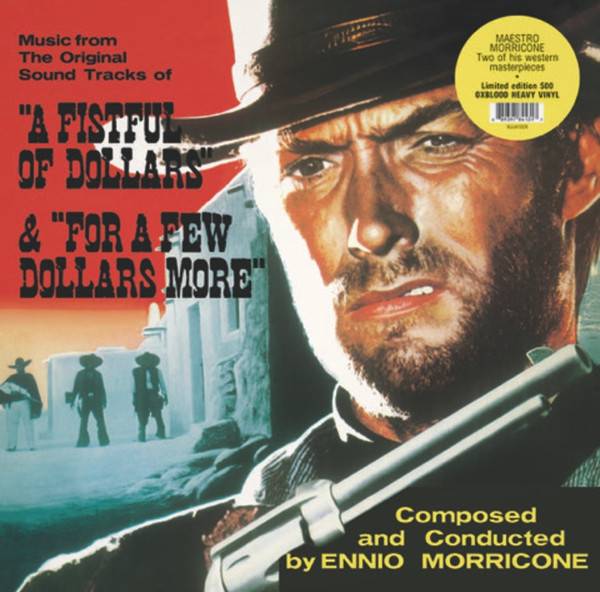 Виниловая пластинка ENNIO MORRICONE "A Fistful of Dollars / For a Few Dollars More" (RED LP) 