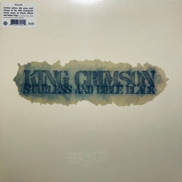 Виниловая пластинка KING CRIMSON "Starless And Bible Black" (LIMITED LP) 