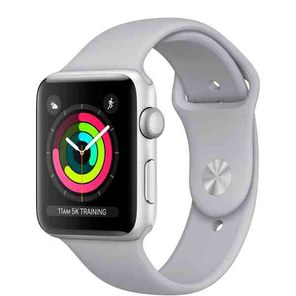 Умные часы Apple Watch Series 3 GPS 42mm Silver Aluminum Case with Fog Sport Band 