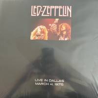 LED ZEPPELIN "Live In Dallas March 4, 1975" (WHITE LP)