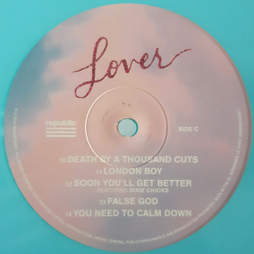 Виниловая пластинка TAYLOR SWIFT "Lover" (COLORED 2LP) 