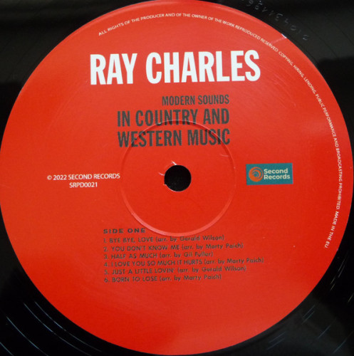 Виниловая пластинка RAY CHARLES "Modern Sounds In Country And Western Music" (LP) 