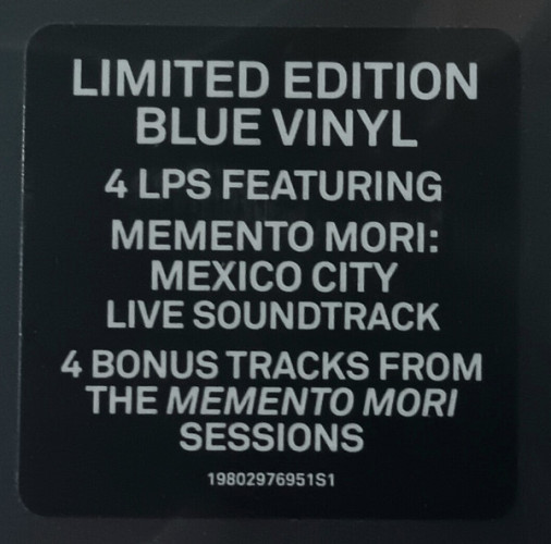 Виниловая пластинка DEPECHE MODE "Memento Mori" (BLUE 4LP) 