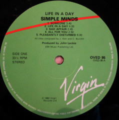 SIMPLE MINDS &quot;Life In A Day&quot; (NM LP)