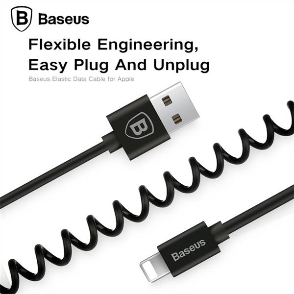 USB кабель Baseus 8pin Elastic Data cable (CALIGHTING-EL) 