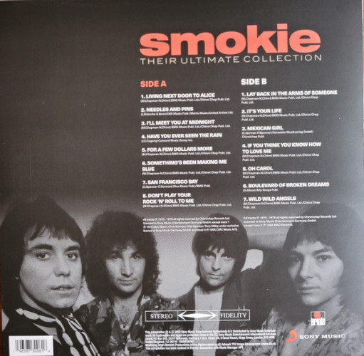 Виниловая пластинка SMOKIE "Their Ultimate Collection" (LP) 