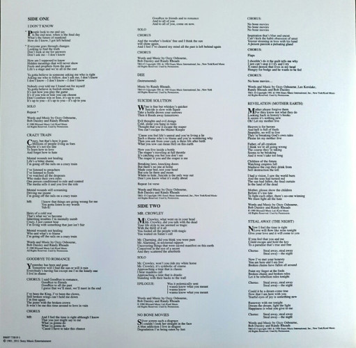 Виниловая пластинка OZZY OSBOURNE "Blizzard Of Ozz" (LP)