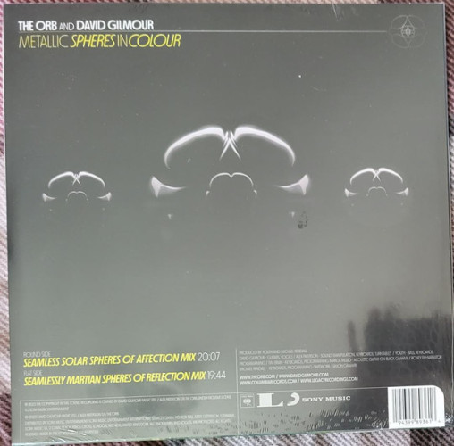Виниловая пластинка ORB AND DAVID GILMOUR "Metallic Spheres In Colour" (LP) 