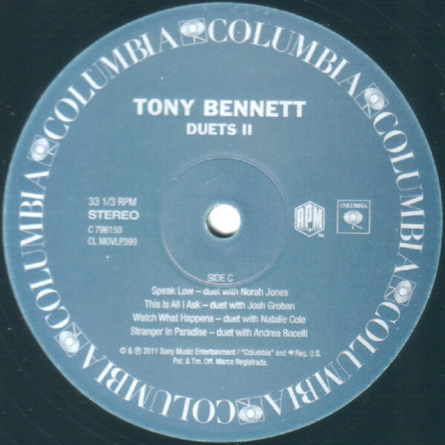 Виниловая пластинка TONY BENNETT "Duets II" (2LP) 