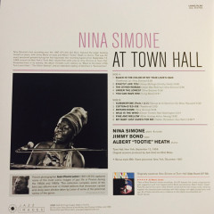 NINA SIMONE "Nina Simone At Town Hall" (DELUXE LP)