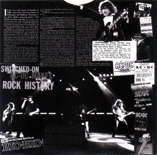 Виниловая пластинка AC/DC "Back In Black" (LP) 