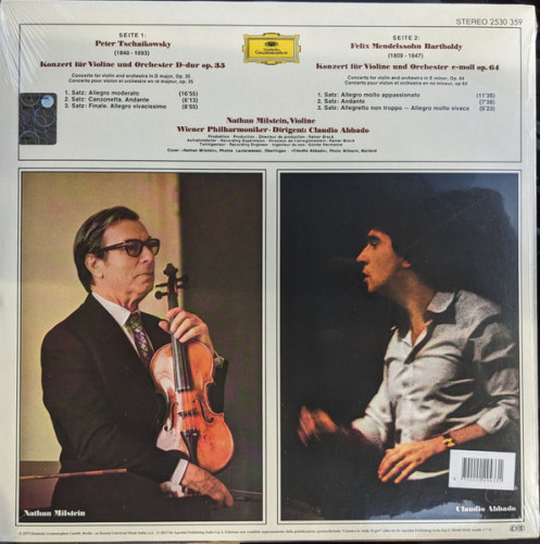 Виниловая пластинка MENDELSSOHN / TSCHAIKOWKY "Violinkonzerte - Violin Concertos" (LP) 