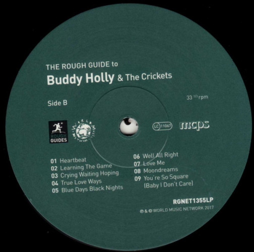 Виниловая пластинка BUDDY HOLLY "The Rough Guide To Buddy Holly & The Crickets" (LP)