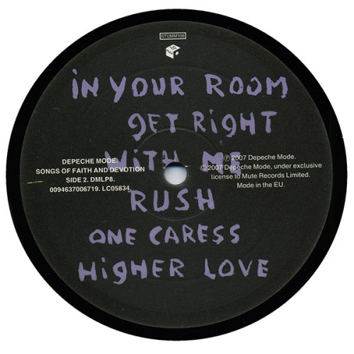 Пластинка DEPECHE MODE "Songs Of Faith And Devotion" (MUTE STUMM106 NM LP) 