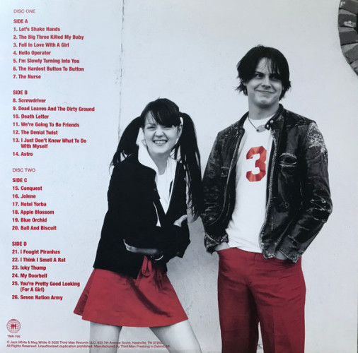 Виниловая пластинка WHITE STRIPES "My Sister Thanks You And I Thank You The White Stripes Greate" (2LP)