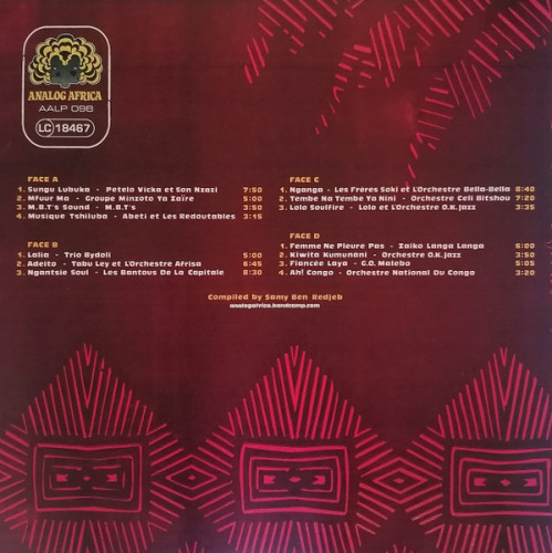 Виниловая пластинка VARIOUS ARTISTS "Congo Funk! Sound Madness From The Shores Of The Mighty Congo River" (2LP) 
