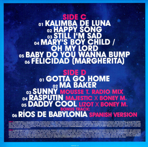 Виниловая пластинка BONEY M "The Magic Of Boney M. (Special Remix Edition)" (COLORED 2LP)