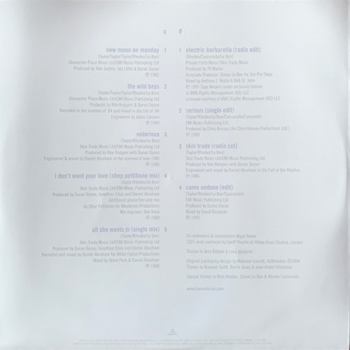 Виниловая пластинка DURAN DURAN "Greatest" (2LP)