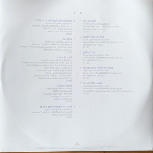 Виниловая пластинка DURAN DURAN "Greatest" (2LP)