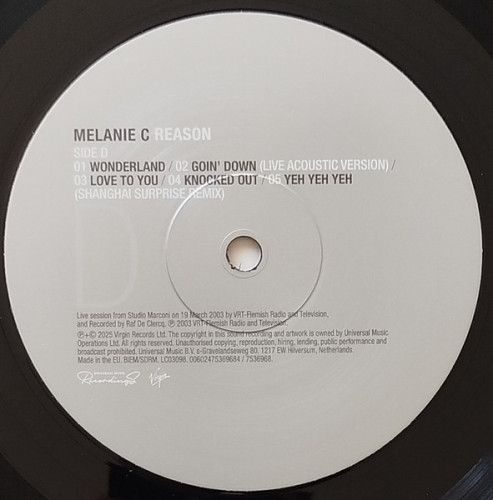 Виниловая пластинка MELANIE C "Reason" (2LP) 