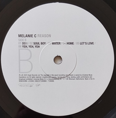 Виниловая пластинка MELANIE C "Reason" (2LP) 