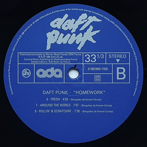 Виниловая пластинка DAFT PUNK "Homework" (2LP) 