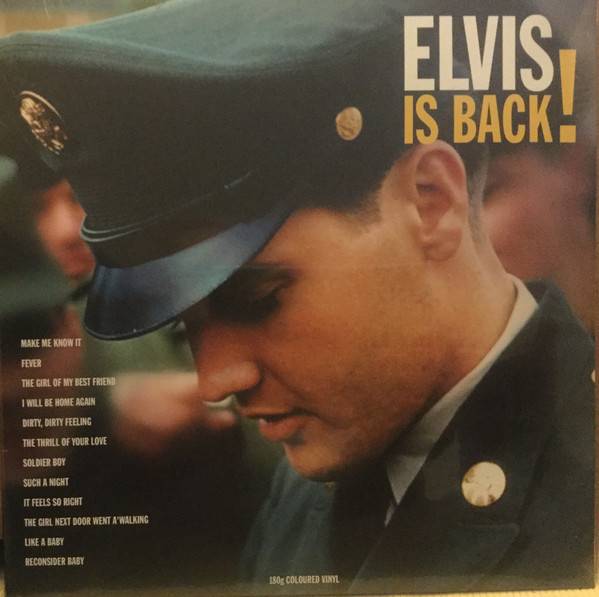 Пластинка ELVIS PRESLEY "Elvis Is Back!" (NOTLP270 YELLOW LP) 