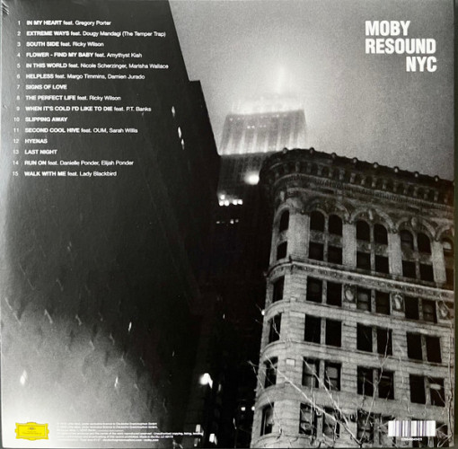 Виниловая пластинка MOBY "Resound NYC" (YELLOW 2LP)