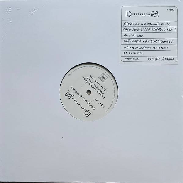 Виниловая пластинка DEPECHE MODE "Before We Drown (Remixes) / People Are Good (Remixes)" (LP) 