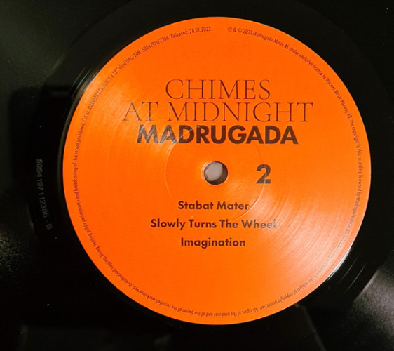Виниловая пластинка MADRUGADA "Chimes At Midnight" (LP) 