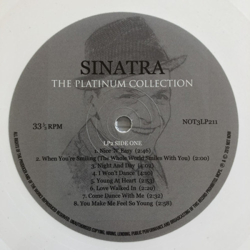 Виниловая пластинка FRANK SINATRA "The Platinum Collection" (NOT3LP211 LP) 