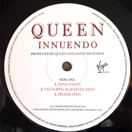 Виниловая пластинка QUEEN "Innuendo" (2LP) 