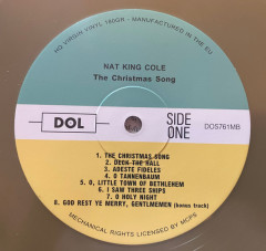 NAT KING COLE &quot;The Christmas Song&quot; (GOLD LP)