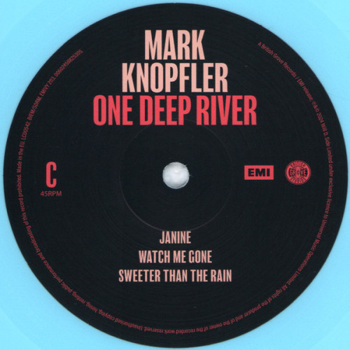 Виниловая пластинка MARK KNOPFLER "One Deep River" (BLUE 2LP)