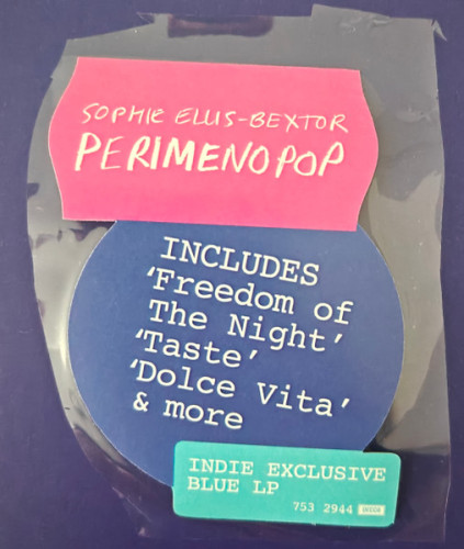 Виниловая пластинка SOPHIE ELLIS-BEXTOR "Perimenopop" (BLUE LP)