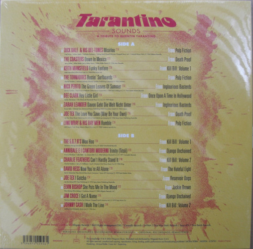 Виниловая пластинка VARIOUS ARTISTS "Tarantino Sounds - A Tribute To Quentin Tarantino" (OST LP) 