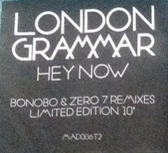 LONDON GRAMMAR "Hey Now (Bonobo &amp; Zero 7 Remixes)" (RSD COLORED LP)