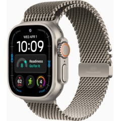 Apple Watch Ultra 4 49mm Natural Titanium Milanese Loop