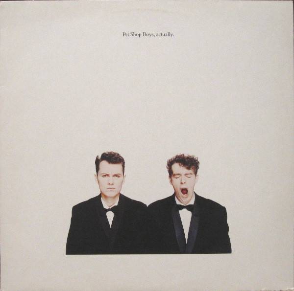 Виниловая пластинка Pet Shop Boys "Actually" (1987 LP) 