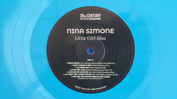 Виниловая пластинка NINA SIMONE "Little Girl Blue" (BLUE LP)