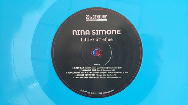 Виниловая пластинка NINA SIMONE "Little Girl Blue" (BLUE LP)