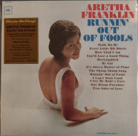 ARETHA FRANKLIN "Runnin` Out Of Fools" (RED LP)