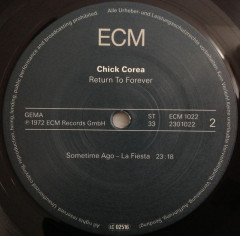 CHICK COREA &quot;Return To Forever&quot; (LP)