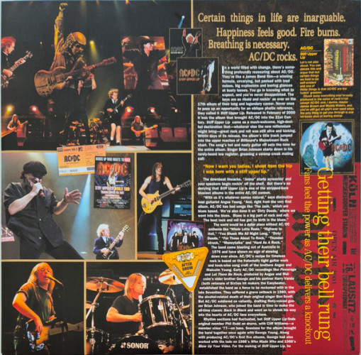 Виниловая пластинка AC/DC "Stiff Upper Lip" (50th Anniversary GOLD LP) 