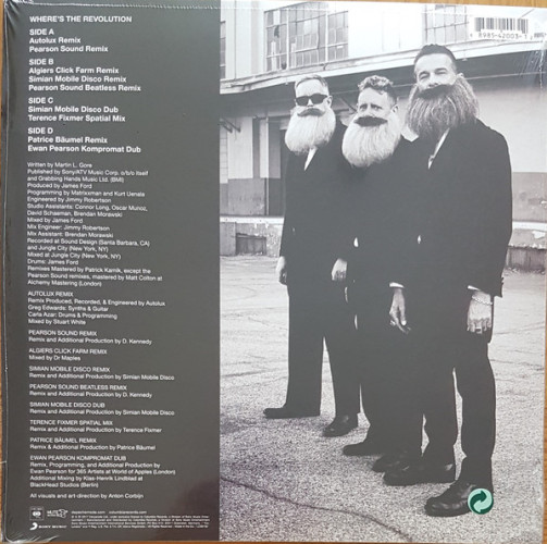 Виниловая пластинка Depeche Mode ‎"Where's The Revolution [Remixes]" (2x12") 